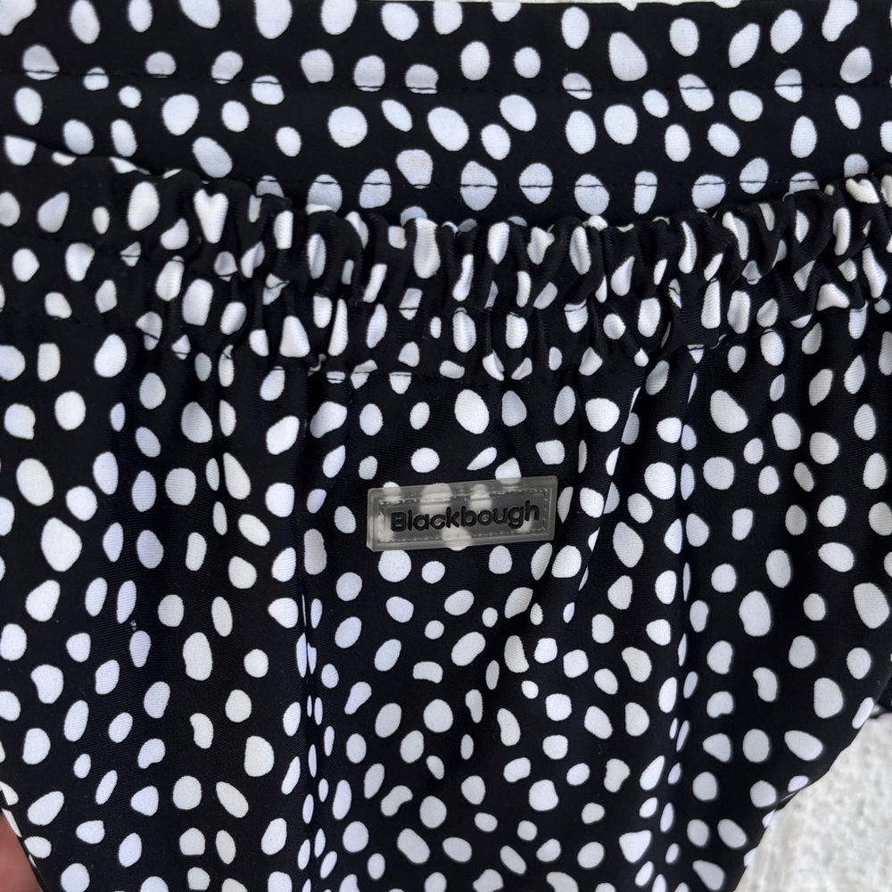 Blackbough Black & White Polka Dot Bikini Set sz S - Picture 7 of 8